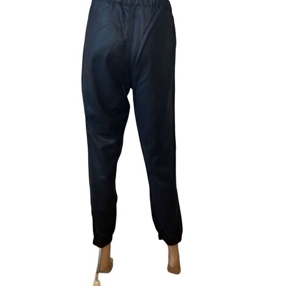 AG Adriano Coated Black Tapered Jogger Pants M - Picture 7 of 15